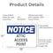 Signmission Attic Access Point OSHA Notice Sign, Aluminum, 18in W x 12in L, 2PK OS-2PACK-NS-A-1218-L-10235 - alternate 7